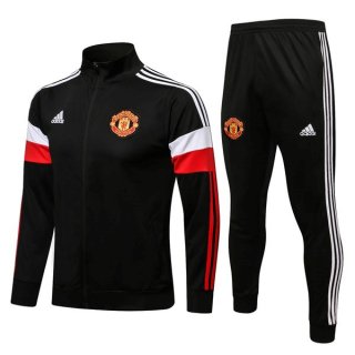 Chandal Manchester United 2022 Negro Blanco Rojo Chandal Manchester United 2022 Negro Blanco Rojo