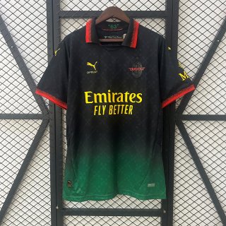 Tailandia Camiseta AC Milan Co-Branded Edition 2025/2026 Verde Tailandia Camiseta AC Milan Co-Branded Edition 2025/2026 Verde