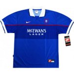 Primera Equipación Tailandia Camiseta Rangers Retro 1997 1999 Azul Primera Equipación Tailandia Camiseta Rangers Retro 1997 1999 Azul