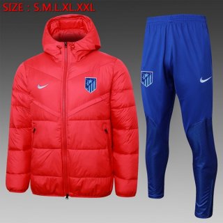 Abrigo Plumón Atletico Madrid Conjunto Completo 2024/2025 Rojo Abrigo Plumón Atletico Madrid Conjunto Completo 2024/2025 Rojo
