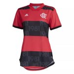 Primera Equipación Camiseta Flamengo Mujer 2021/2022 Rojo Negro Primera Equipación Camiseta Flamengo Mujer 2021/2022 Rojo Negro