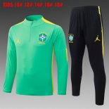 Ninos Sudadera De Training Brasil 2026/2027 Verde 3 Ninos Sudadera De Training Brasil 2026/2027 Verde 3