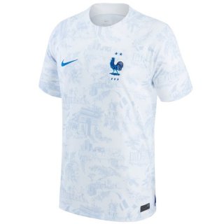 Tailandia Camiseta Francia Segunda Equipación 2022/2023 Tailandia Camiseta Francia Segunda Equipación 2022/2023