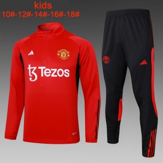Ninos Sudadera De Training Manchester United 2024 Rojo 2 Ninos Sudadera De Training Manchester United 2024 Rojo 2
