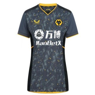 Segunda Equipación Camiseta Wolves Mujer 2021/2022 Segunda Equipación Camiseta Wolves Mujer 2021/2022