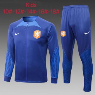 Niños Chandal Países Bajos 2023 Azul Niños Chandal Países Bajos 2023 Azul