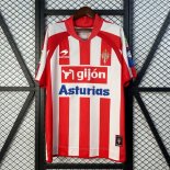 Tailandia Camiseta Sporting Gijon Primera Equipación Retro 2008-2009