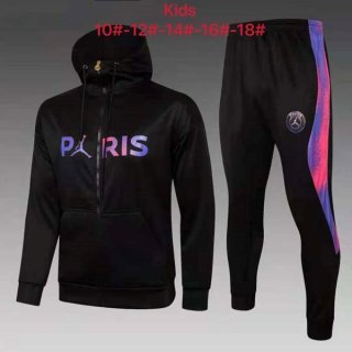 Niños Chandal Con Capucha Paris Saint Germain 2022 Negro Rosa 2 Niños Chandal Con Capucha Paris Saint Germain 2022 Negro Rosa 2