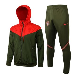 Rompevientos Portugal Conjunto Completo 2022 Verde Rojo Rompevientos Portugal Conjunto Completo 2022 Verde Rojo