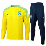 Sudadera De Training Brasil 2024/2025 Amarillo