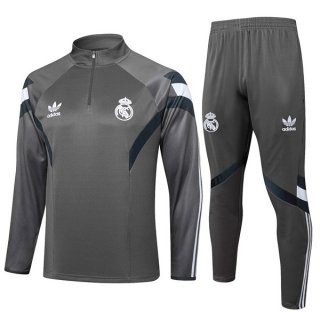 Sudadera De Training Real Madrid 2024/2025 Gris 2 Sudadera De Training Real Madrid 2024/2025 Gris 2