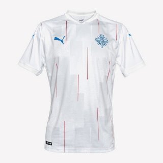 Segunda Equipación Tailandia Camiseta Islandia 2020 Blanco Segunda Equipación Tailandia Camiseta Islandia 2020 Blanco