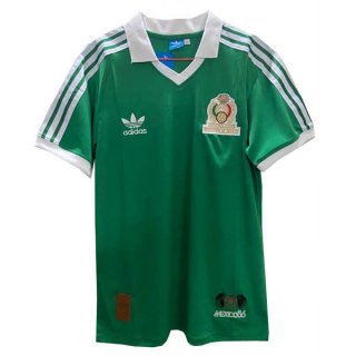 Primera Equipación Tailandia Camiseta Mexico Retro 1986 Verde Primera Equipación Tailandia Camiseta Mexico Retro 1986 Verde