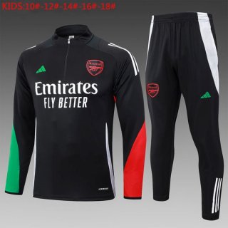 Niños Sudadera De Training Arsenal 2024/2025 Negro 3 Niños Sudadera De Training Arsenal 2024/2025 Negro 3