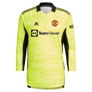 Primera Equipación Tailandia Camiseta Manchester United Portero ML 2021/2022 Primera Equipación Tailandia Camiseta Manchester United Portero ML 2021/2022