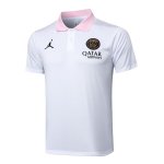 Polo PSG 2025/2026 Blanco Rosa