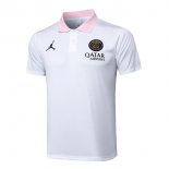 Polo PSG 2025/2026 Blanco Rosa