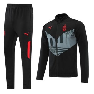 Chandal AC Milan 2022/2023 Negro Gris Chandal AC Milan 2022/2023 Negro Gris