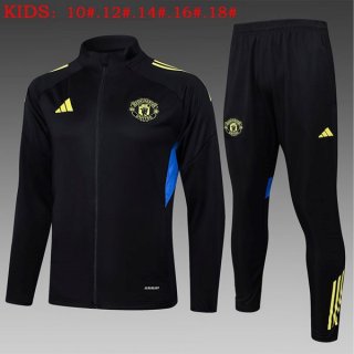 Ninos Chandal Manchester United 2025/2026 Negro 6 Ninos Chandal Manchester United 2025/2026 Negro 6