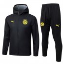 Rompevientos Con Capucha Dortmund Negro 2025/2026 5