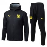Rompevientos Con Capucha Dortmund Negro 2025/2026 5