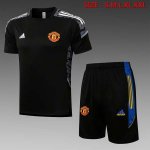 Camiseta Entrenamiento Manchester United Conjunto Completo 2022 Negro 1 Camiseta Entrenamiento Manchester United Conjunto Completo 2022 Negro 1