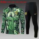 Ninos Sudadera De Training Brasil 2025/2026 Verde