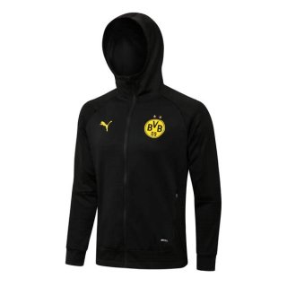 Chaqueta Con Capucha Borussia Dortmund 2022/2023 Negro Amarillo Chaqueta Con Capucha Borussia Dortmund 2022/2023 Negro Amarillo