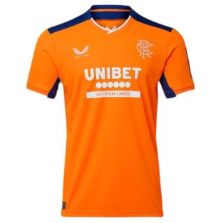 Tailandia Camiseta Rangers Tercera Equipación 2022/2023 Naranja Tailandia Camiseta Rangers Tercera Equipación 2022/2023 Naranja