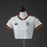 Camiseta España Segunda Equipación Crop Top Style Mujer 2026 Camiseta España Segunda Equipación Crop Top Style Mujer 2026