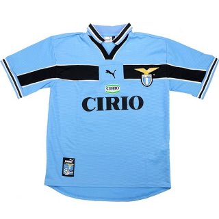 Primera Equipación Tailandia Camiseta Lazio Retro 1998 2000 Azul Claro Primera Equipación Tailandia Camiseta Lazio Retro 1998 2000 Azul Claro