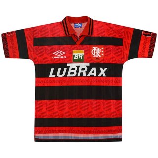 Primera Equipación Tailandia Camiseta Flamengo Retro 1995 1996 Rojo Primera Equipación Tailandia Camiseta Flamengo Retro 1995 1996 Rojo