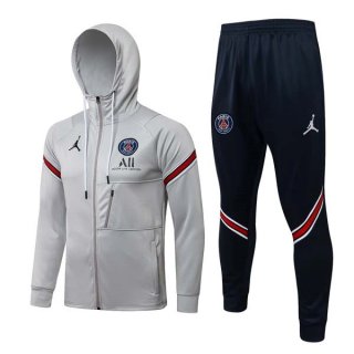 Chandal Con Capucha Paris Saint Germain 2022 Gris Chandal Con Capucha Paris Saint Germain 2022 Gris