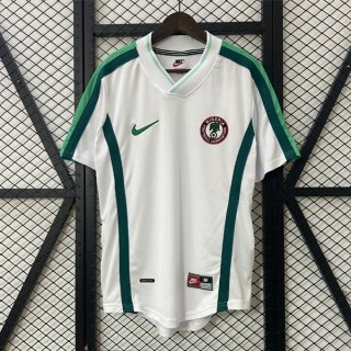 Tailandia Camiseta Nigeria Segunda Equipación Retro 1998 Tailandia Camiseta Nigeria Segunda Equipación Retro 1998