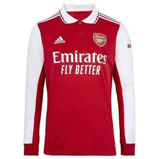 Tailandia Camiseta Arsenal Primera Equipación ML 2022/2023 Rojo Tailandia Camiseta Arsenal Primera Equipación ML 2022/2023 Rojo