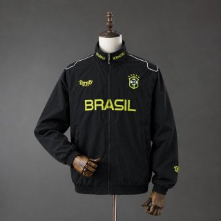 Chaqueta Brasil Full Zip 2026/2027 Negro