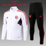 Niños Chandal Bayern Munich 2023 Blanco Negro Niños Chandal Bayern Munich 2023 Blanco Negro