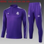 Ninos Sudadera De Training Real Madrid 2025/2026 Purpura 5