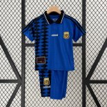 Camiseta Argentina Segunda Equipación Baby Retro 1994