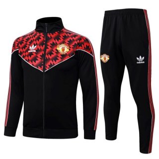 Chandal Manchester United 2025/2026 Negro Rojo 2 Chandal Manchester United 2025/2026 Negro Rojo 2