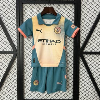 Camiseta Manchester City 4ª Niño 2024/2025 Camiseta Manchester City 4ª Niño 2024/2025