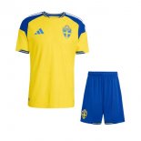 Camiseta Suecia Primera Equipación Niño 2026