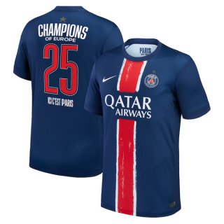 Tailandia Camiseta Paris Saint Germain Primera Equipación Champions of Europe 2025 Tailandia Camiseta Paris Saint Germain Primera Equipación Champions of Europe 2025