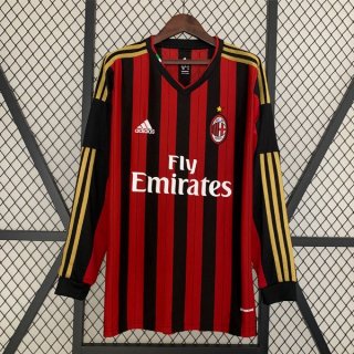 Tailandia Camiseta AC Milan Primera Equipación ML Retro 2013 2014 Tailandia Camiseta AC Milan Primera Equipación ML Retro 2013 2014