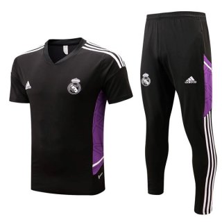 Camiseta Real Madrid Conjunto Completo 2022/2023 Negro Camiseta Real Madrid Conjunto Completo 2022/2023 Negro