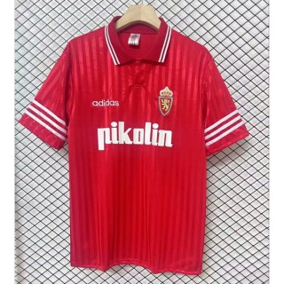 Tailandia Camiseta Zaragoza Segunda Equipación Retro 1995 1996 Tailandia Camiseta Zaragoza Segunda Equipación Retro 1995 1996