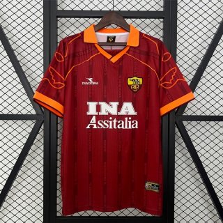 Tailandia Camiseta Roma Primera Equipación Retro 1999-2000 Tailandia Camiseta Roma Primera Equipación Retro 1999-2000