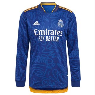 Segunda Equipación Tailandia Camiseta Real Madrid ML 2021/2022 Segunda Equipación Tailandia Camiseta Real Madrid ML 2021/2022