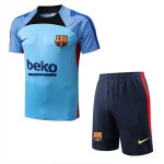Camiseta Entrenamiento Barcelona Conjunto Completo 2022/2023 Azul Camiseta Entrenamiento Barcelona Conjunto Completo 2022/2023 Azul