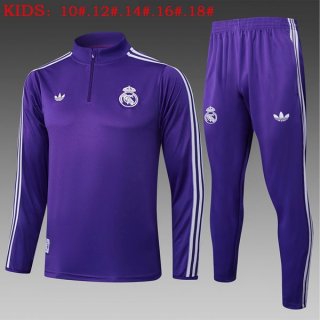 Ninos Sudadera De Training Real Madrid 2025/2026 Purpura 5 Ninos Sudadera De Training Real Madrid 2025/2026 Purpura 5